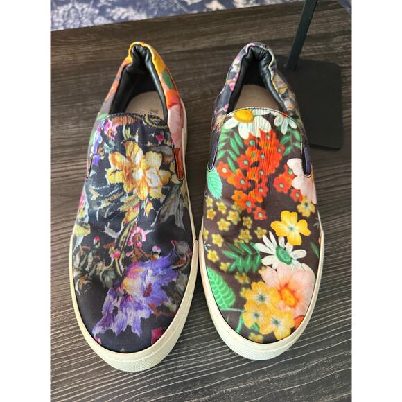 Balenciaga Multicolor Floral Printed Fabric Slip On Sneakers Sz. 39 - Picture 2 of 9